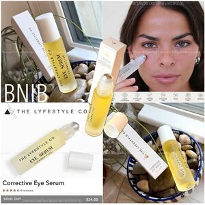 BNIB The Lyfestyle Co. Corrective Eye Serum Rollerball Brightening Fine Lines
